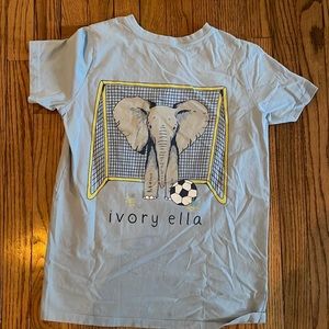 Organic cotton Ivory Ella soccer T-shirt